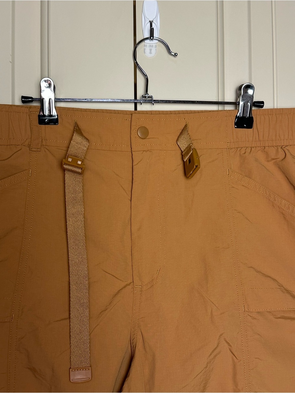 Eddie Bauer Men's Ripstop Tech Pull-On Shorts Brown Sugar Khaki XL UPF Ripstop - Picture 6 of 10